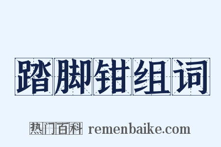 踏脚钳组词是什么意思的图片